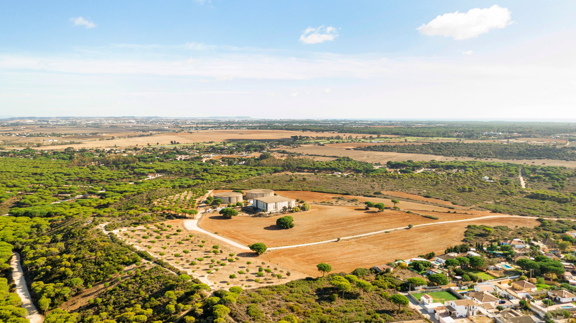 an aerial view of land property in the countryside....Real Estate.... Land PROPERTY..... FAVOUR LAND PROPERTIES